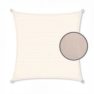 schaduwdoek vierkant creme