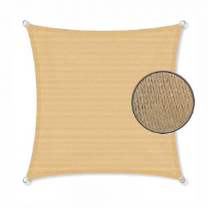 schaduwdoek vierkant zand